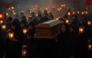mơ thấy đám ma